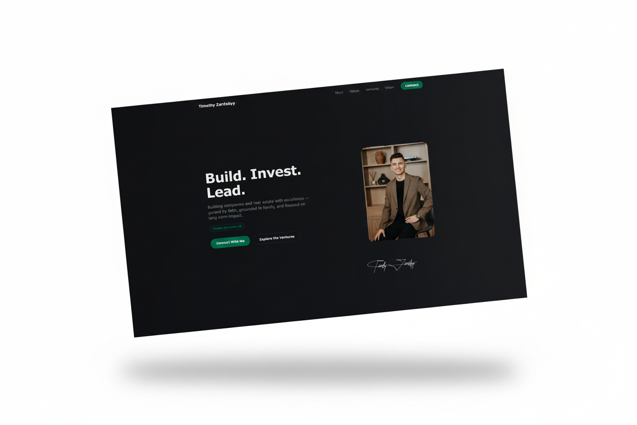 Personal Brand Website (done in hours)